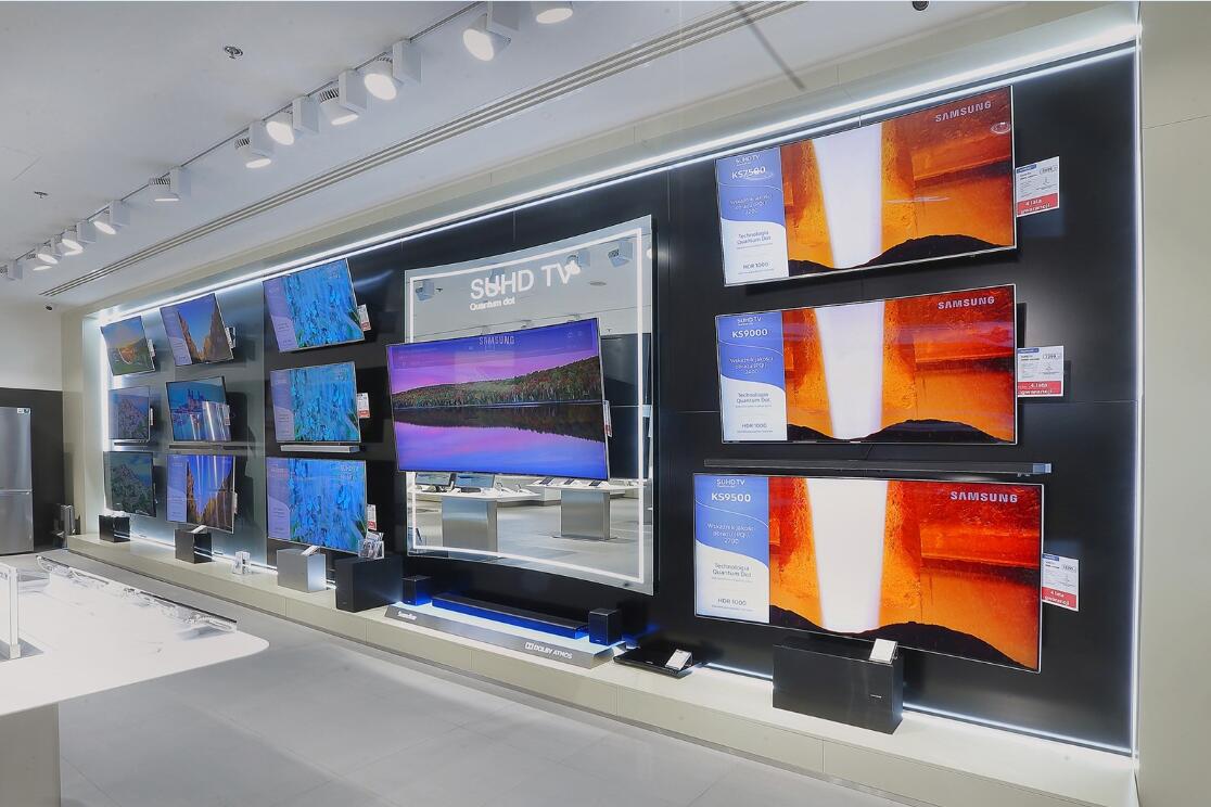 samsung retail shop design